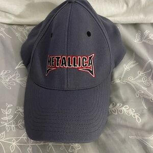 NWOT Gray Metallica Baseball Cap